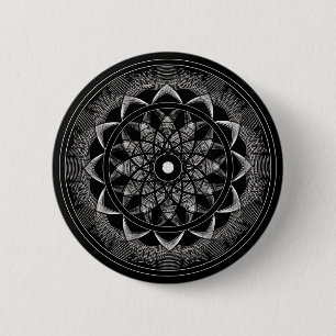 Consciousness - Sacred Geometry Mandala 2 Inch Round Button