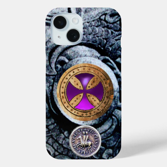 CONSECRATION CROSS AND SEAL OF THE KNIGHTS TEMPLAR Case-Mate iPhone CASE (Back)