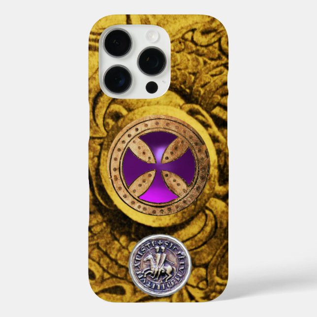 CONSECRATION CROSS AND SEAL OF THE KNIGHTS TEMPLAR Case-Mate iPhone CASE (Back)