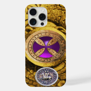 CONSECRATION CROSS AND SEAL OF THE KNIGHTS TEMPLAR iPhone 15 PRO MAX CASE