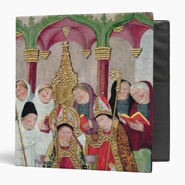 Consecration of a Bishop, Valencian School Binder (Front/Inside)
