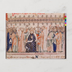 Consecration Philippe III le Hardi King of Postcard