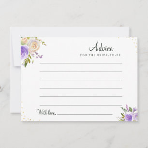 conseil aux fleurs pourpres d'aquarelle