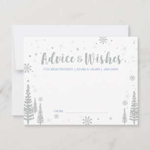 Conseil Carte de conseils pour bébé bleu pour maman, paren