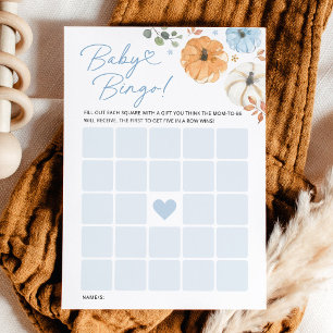 Conseil Carte de jeu de bingo pour Baby Shower Little Blue