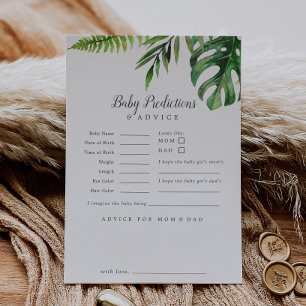 Conseil Carte de prédictions et conseils pour bébé de palm