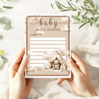 Conseil Carte de Vœux et Conseils pour Baby Shower Teddy B