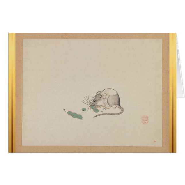 Conseil chinois Year Zodiac Card (Devant horizontal)