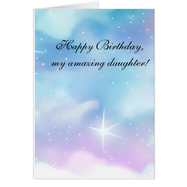 Conseil de la mère Carte d'anniversaire pour fille (Devant)