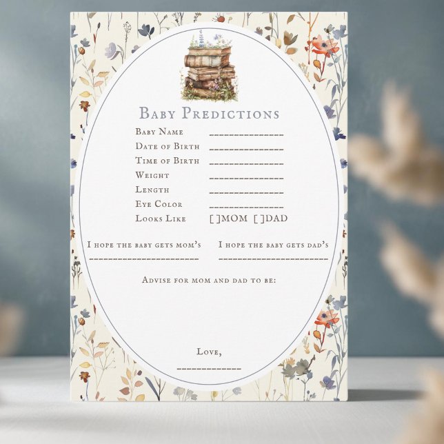 Conseil de prédiction de carte de jeu fleur sauvag (Créateur téléchargé)