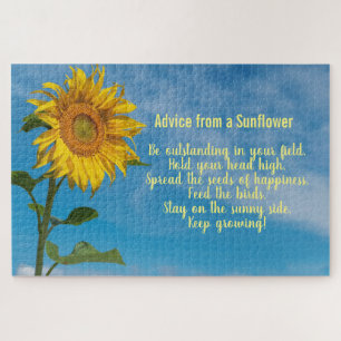 Conseil de tournesol Design Jigsaw Puzzle