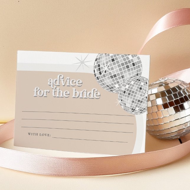 Conseil Disco Rétro Argent Pour La Carte Mariée (Créateur téléchargé)