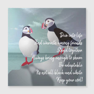 Conseil d'une carte magnétique Puffin Design