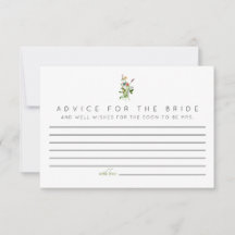 Conseil fleur sauvage pour les cartes de mariée