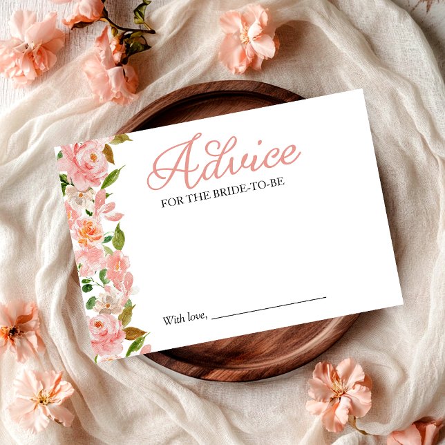 Conseil floral rose pour la carte mariée (Créateur téléchargé)