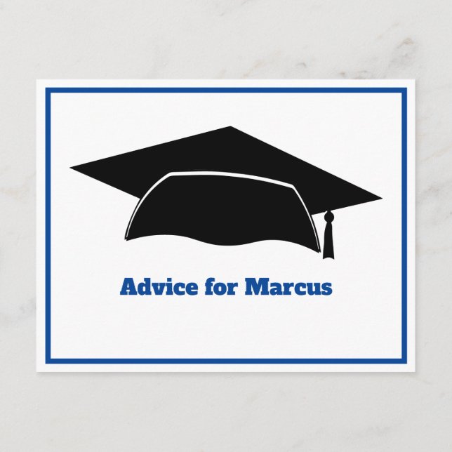 Conseil Moderne Souhaite Party Blue Graduation (Dos)