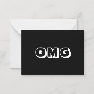 Conseil Oh mon Dieu, mon Dieu, carte blanche noire