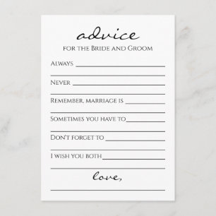 Conseil pour la carte Mariée & Salle