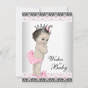 Conseil Vœux de princesse pour la carte de bébé Baby Showe