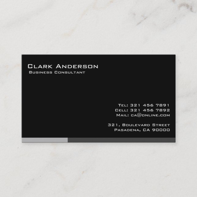 Conseiller commercial - cartes de visite (Devant)