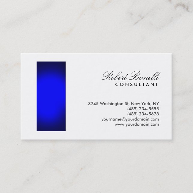 Conseiller de script Carte de visite professionnel (Devant)