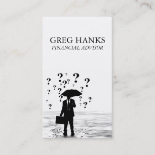 Conseiller financier comptabilité carte de visite 