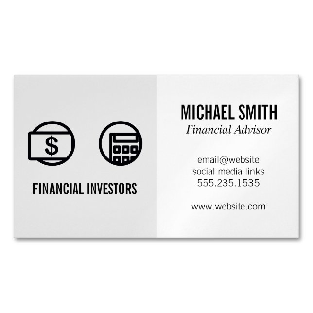 Conseiller financier | Technologie Fin | Carte de  (devant)