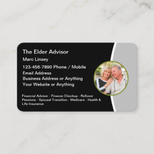 Conseiller principal en finances Cartes de visite 