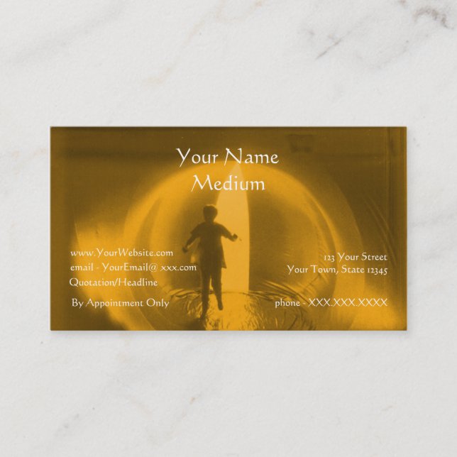 Conseiller psychique - modèle de carte de visite (Devant)