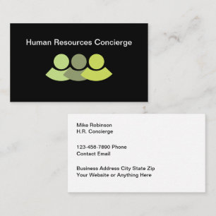 Conseillère en ressources humaines Cartes de visit
