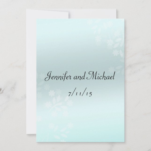 Conseils de mariage, jolie carte de commentaire de (Devant)
