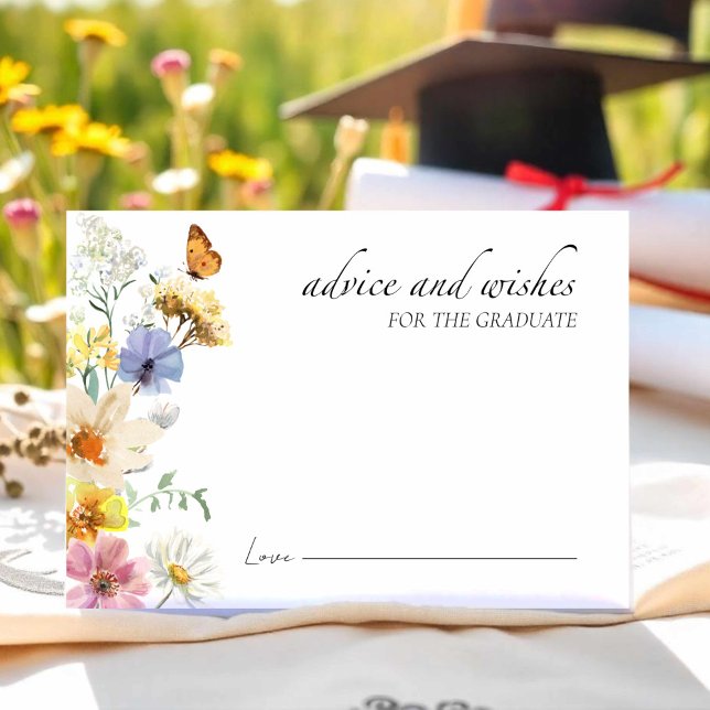 conseils et souhaits | Carte de boîtier fleur sauv (Créateur téléchargé)