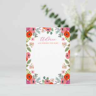 Conseils et souhaits floraux pour les cartes pour