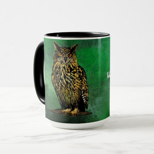 Conseils judicieux Owl Mug (Devant gauche)