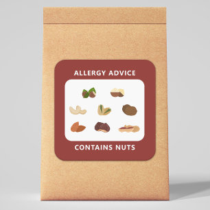 Conseils sur l'allergie - Contient un autocollant 