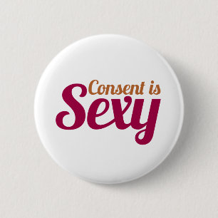 Consent 2 Inch Round Button