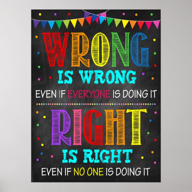 Consequences Classroom Poster (Front)