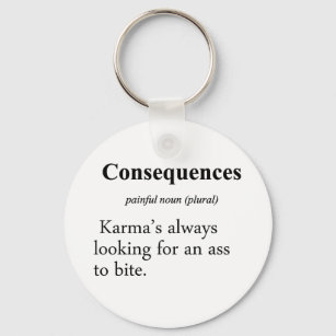 Consequences Definition Keychain
