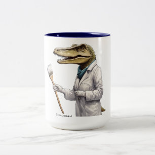 Conservasaurus Dinosaur Two-Tone Coffee Mug
