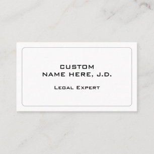 Conservateur, Dapper et Carte de visite de base