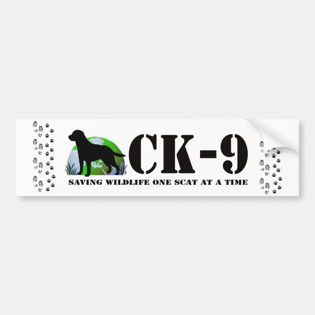 Conservation Canine Bumperstickers Bumper Sticker (Front)