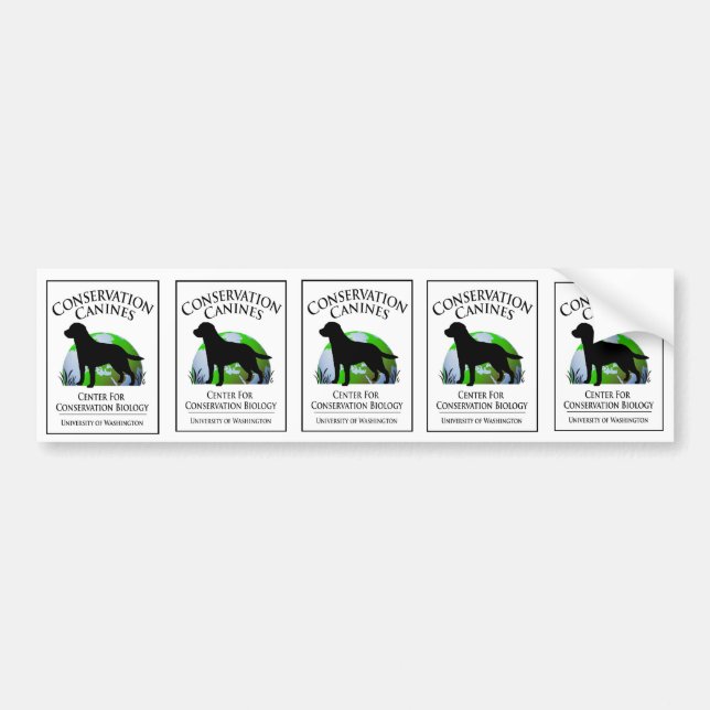 Conservation Canine sticker sheet (Front)