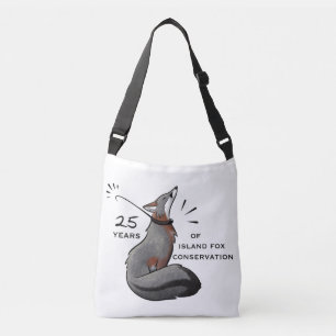 Conservation Island Fox Cross Body Bag