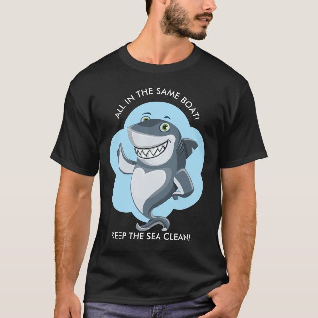 Conservation Shark Say's T-Shirt (Front)
