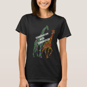 conservation with compession save black giraffe T-Shirt