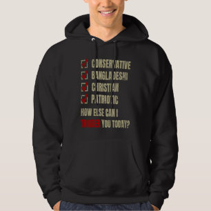 Conservative Bangladeshi Christian Patriotic Hoodie