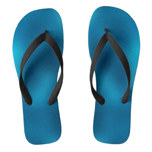 Conservative Blue Custom Created Flip Flops (Footbed)
