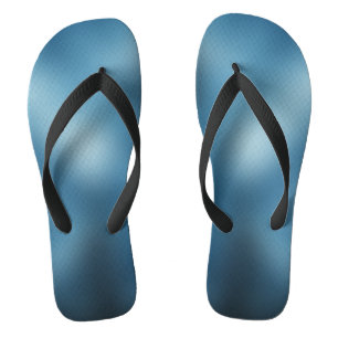 Conservative Blue Custom Created Flip Flops