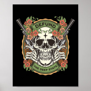 Conservative Defund The Deep State Republican Poster