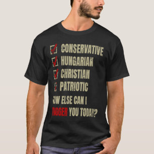 Conservative Hungarian Christian Patriotic T-Shirt
